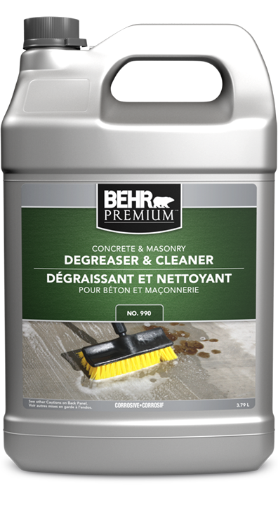 Concrete degreaser shop